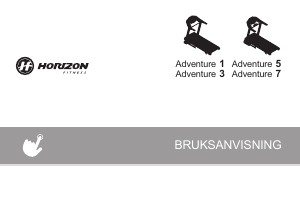 Bruksanvisning Horizon Fitness Adventure 7 Löpband
