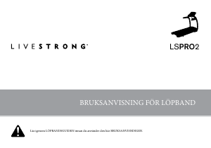 Bruksanvisning Livestrong PRO2 Löpband