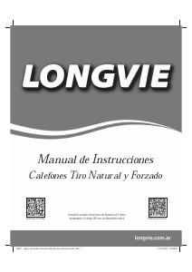 Manual de uso Longvie CF16 Caldera de gas