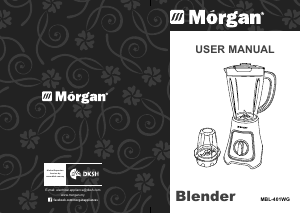 Handleiding Morgan MBL-401WG Blender
