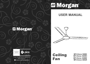 Handleiding Morgan MFC-Eurus 360WH Plafondventilator