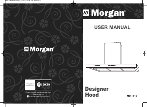 Handleiding Morgan MDH-916 Afzuigkap