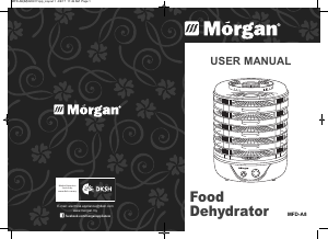 Manual Morgan MFD-A8 Food Dehydrator