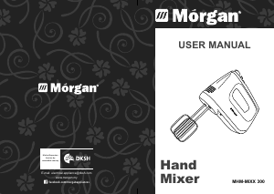 Handleiding Morgan MHM-MIXX 300 Handmixer