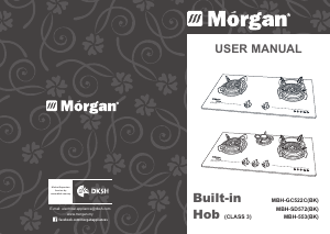 Manual Morgan MBH-GC522C(BK) Hob