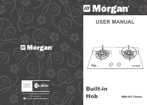 Handleiding Morgan MBH-825 Triblaze Kookplaat