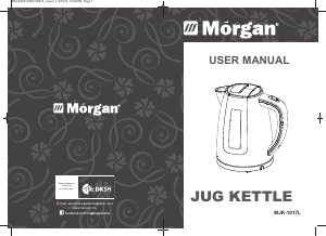 Handleiding Morgan MJK-1017L Waterkoker