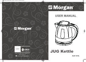 Handleiding Morgan MJK-1010L Waterkoker