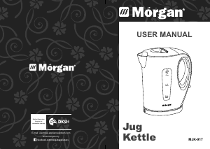 Handleiding Morgan MJK-917 Waterkoker