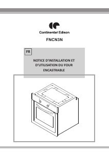 Mode d’emploi Continental Edison FNCN3N Four