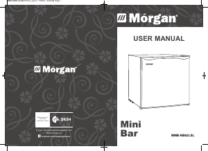 Handleiding Morgan MMB-NB62LSL Koelkast