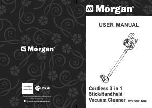 Manual Morgan MVC-CHS180DB Vacuum Cleaner