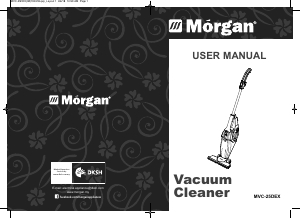 Manual Morgan MVC-25DEX Vacuum Cleaner