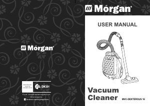 Manual Morgan MVC-Dexterous 16 Vacuum Cleaner