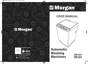 Manual Morgan MWM-780FA Washing Machine