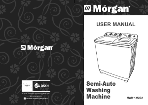 Manual Morgan MWM-1312SA Washing Machine