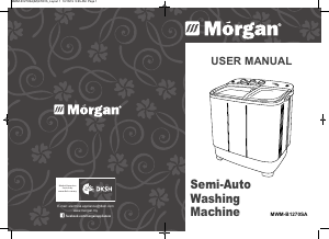 Manual Morgan MWM-B1270SA Washing Machine