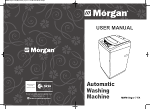 Manual Morgan MWM-Vagor 7 FA Washing Machine