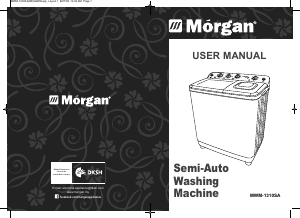 Manual Morgan MWM-1310SA Washing Machine