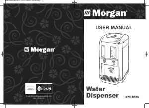 Manual Morgan MWD-BA80L Water Dispenser