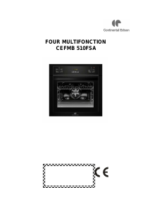 Mode d’emploi Continental Edison CEFMB510FSA Four