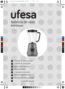 Manual Ufesa BS4709 Jade Blender