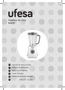 Manual de uso Ufesa BS4707 Batidora