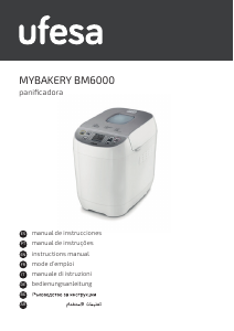 Manual de uso Ufesa BM6000 MyBakery Máquina de hacer pan