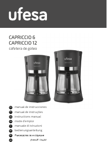 Manual de uso Ufesa CG7124 Capriccio 12 Máquina de café