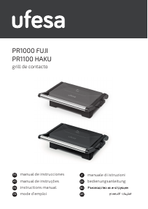 Manual Ufesa PR1100 Haku Grelhador de contacto