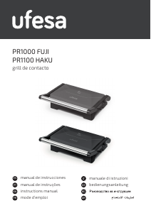 Manual Ufesa PR1000 Fuji Grelhador de contacto