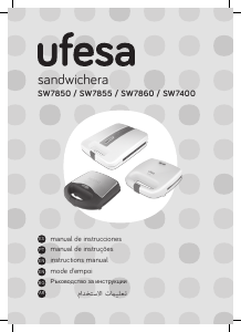 Manual de uso Ufesa SW7850 Grill de contacto