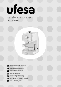 Bedienungsanleitung Ufesa CE7238 Espressomaschine