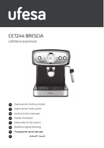 Bedienungsanleitung Ufesa CE7244 Brescia Espressomaschine