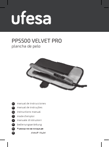 Manual Ufesa PP5500 Velvet Pro Hair Straightener