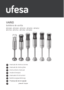 Manuale Ufesa BP4750 Vario Frullatore a mano