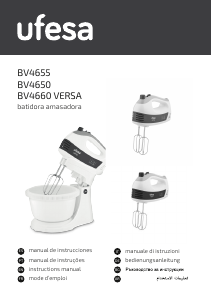 Manual Ufesa BV4650 Misturador da mão
