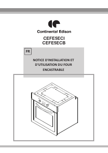 Mode d’emploi Continental Edison CEFE5ECI Four