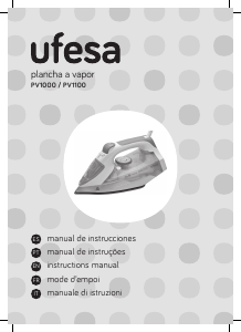 Manual de uso Ufesa PV1100C Plancha