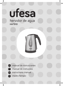 Manual Ufesa HA7910 Jarro eléctrico