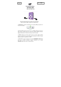 Mode d’emploi Continental Edison CEBMP3 Lecteur Mp3