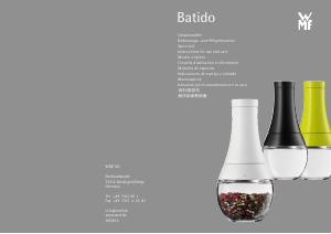 Manual WMF Batido Pepper and Salt Mill