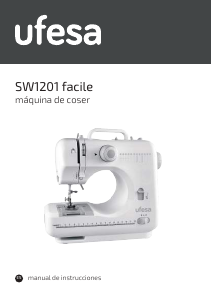 Manual de uso Ufesa SW1201 Facile Máquina de coser