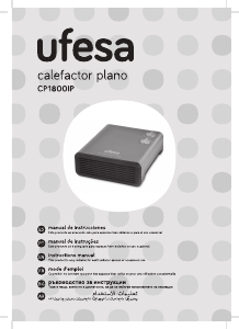 Manual de uso Ufesa CP1800IP Calefactor