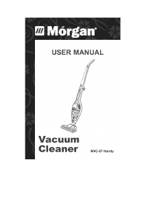Manual Morgan MVC-87 Handy Vacuum Cleaner