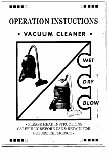 Manual Morgan MVC-TA161DW Vacuum Cleaner