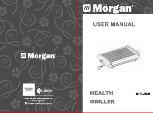 Manual Morgan MPG-2898 Table Grill