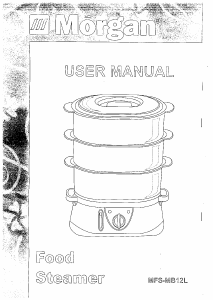 Manual Morgan MFS-MB12L Steam Cooker