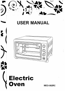 Manual Morgan MEO-502RC Oven