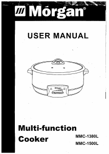 Manual Morgan MMC-1380L Multi Cooker